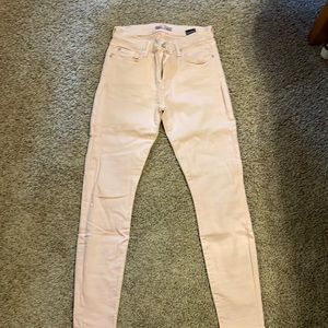 7 For All Mankind light pink jeans